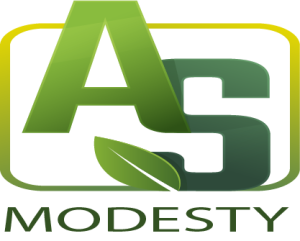 As modesty website logo